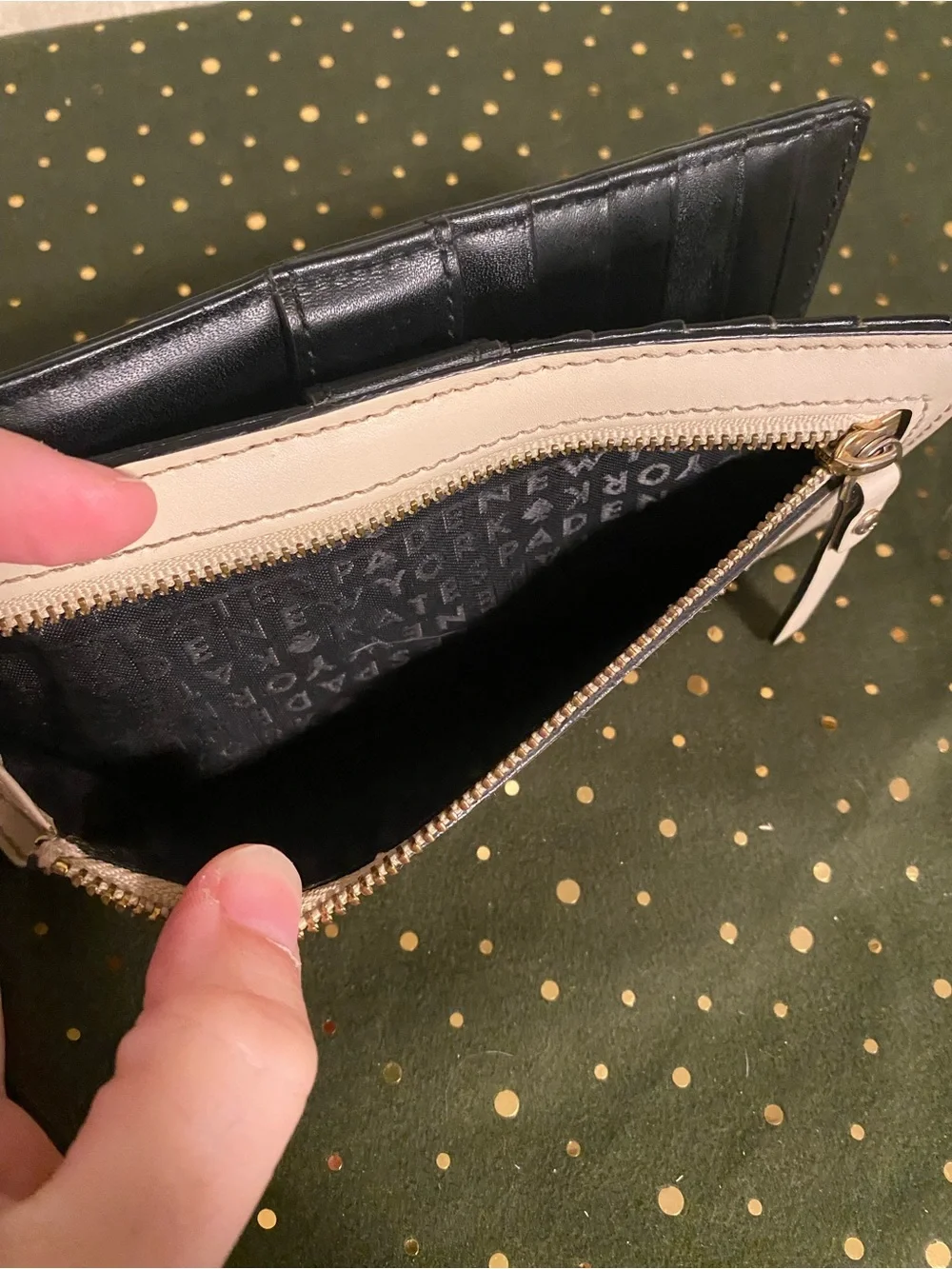 REHAB: Well-loved Kate Spade Cream Leather Wallet - Soft Cream